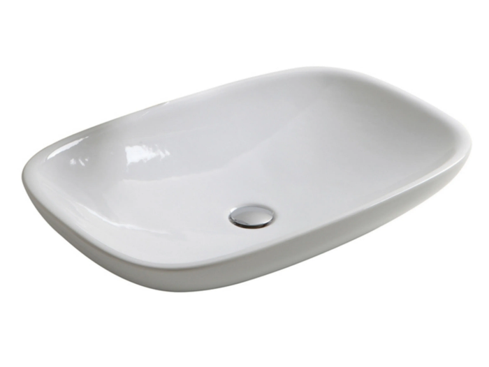 CLEAR - Countertop single ceramic washbasin _ Olympia Ceramica